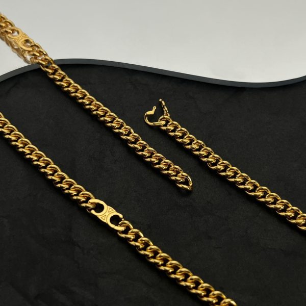 18K Triomphe Gourmette Chain Necklace - 图片 8
