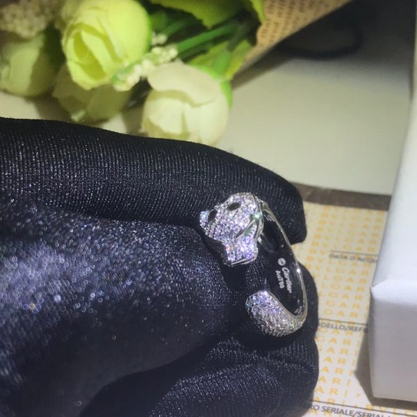 18K Panthère De Diamond Ring - 图片 4
