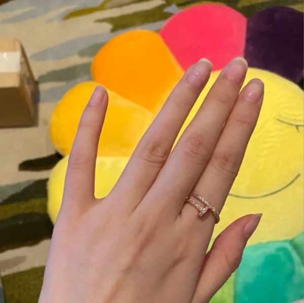 18K Juste Un Clou Diamond Ring - 图片 9