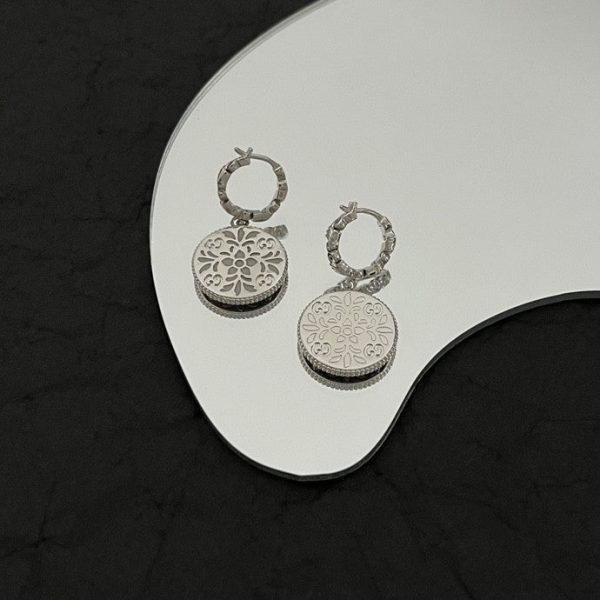 18K Double GG Icon Blooms Earrings - 图片 8