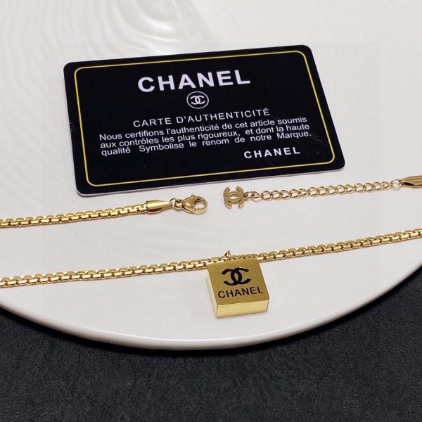 18K CC Pendant Necklace - 图片 8