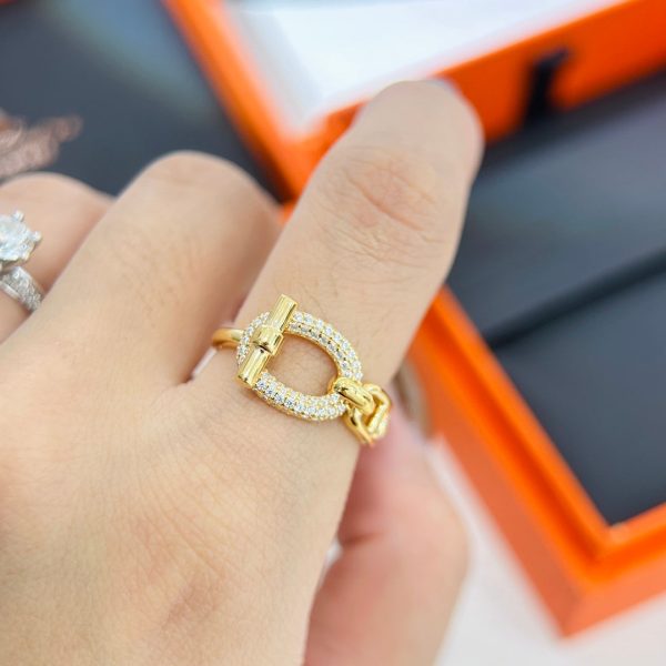 18K Adage H Ring - 图片 8