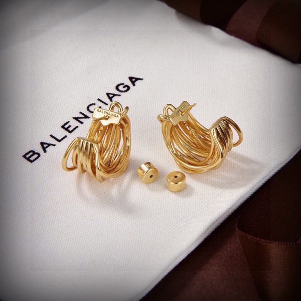 18K BB Gold Earrings - Image 7