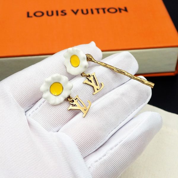 18K Louis Gardening Earrings - 图片 7