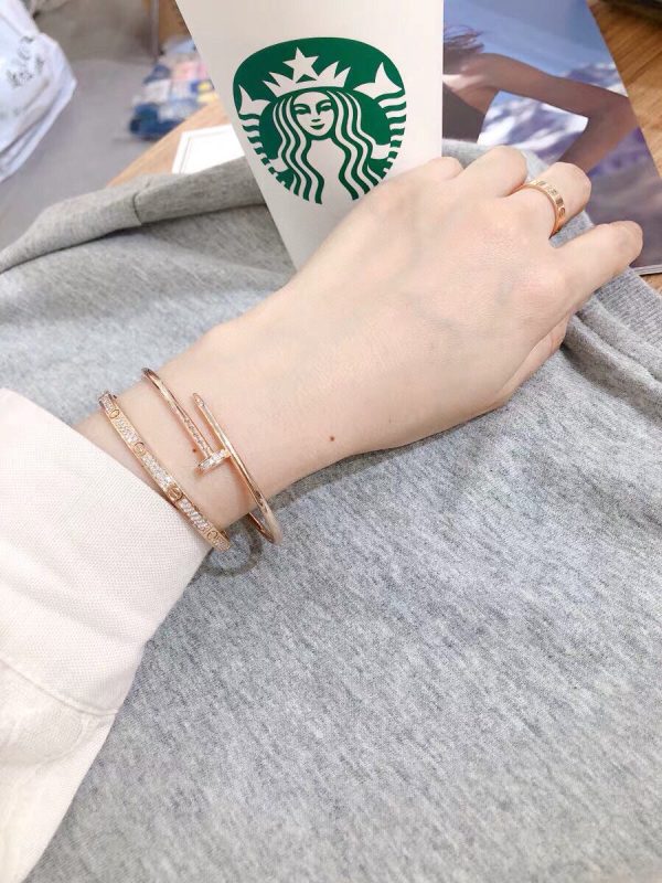 18K Juste Un Clou Diamond Bracelet - 图片 2