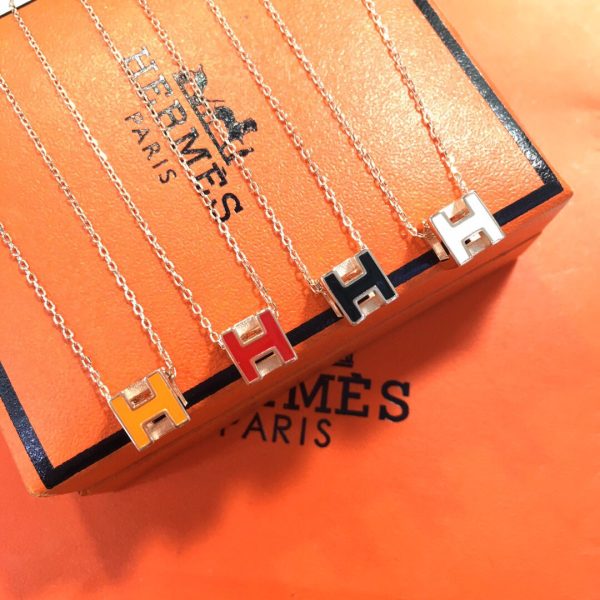 18K Cage D'H White H Necklace - 图片 7