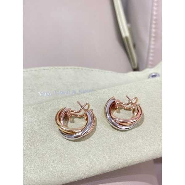 18K Trinity Earrings - Image 6