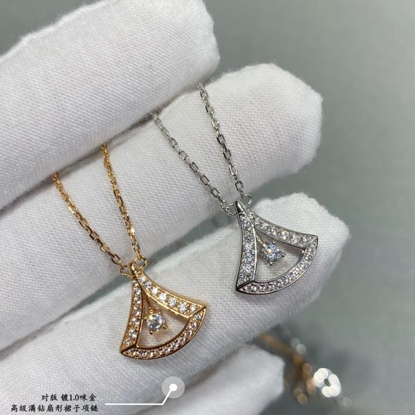 18K Divas' Dream Pavé Diamond Openwork Necklace - 图片 11