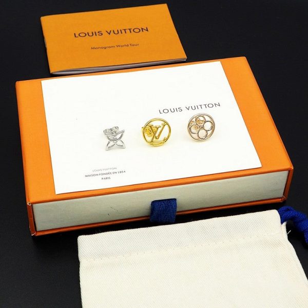 18K Louis Lace Earrings - 图片 9