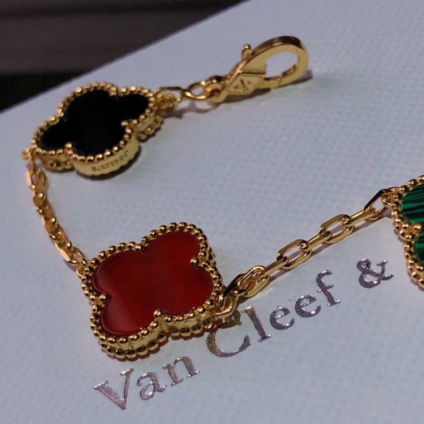 18K Vintage Alhambra Color Bracelet - 图片 8