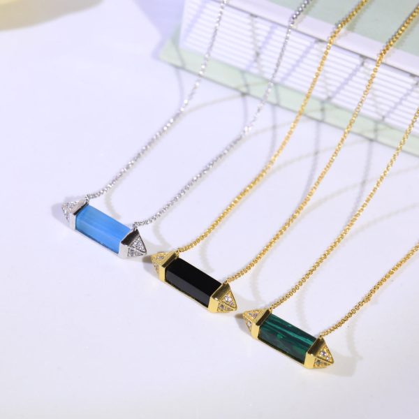 18K Les Berlingots De Blue Necklace - 图片 8