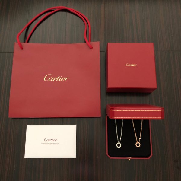 18K Love Diamond Necklace - 图片 11
