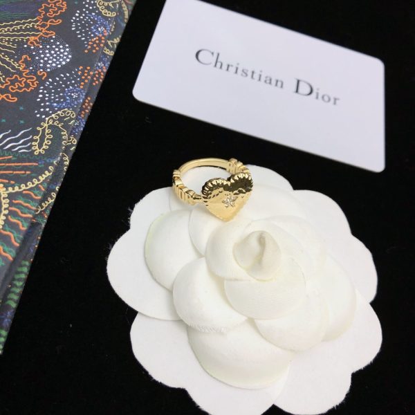 18K CD J'adior Heart Ring - 图片 8