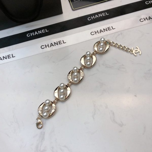 18K CC Pearl Bracelet - 图片 6