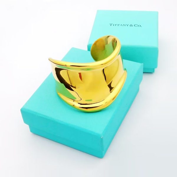 18K T Elsa Peretti Small Bone Cuff Bracelet - 图片 3