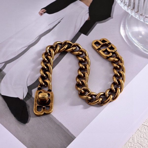 18K BB Monaco Chain Bracelet - 图片 7