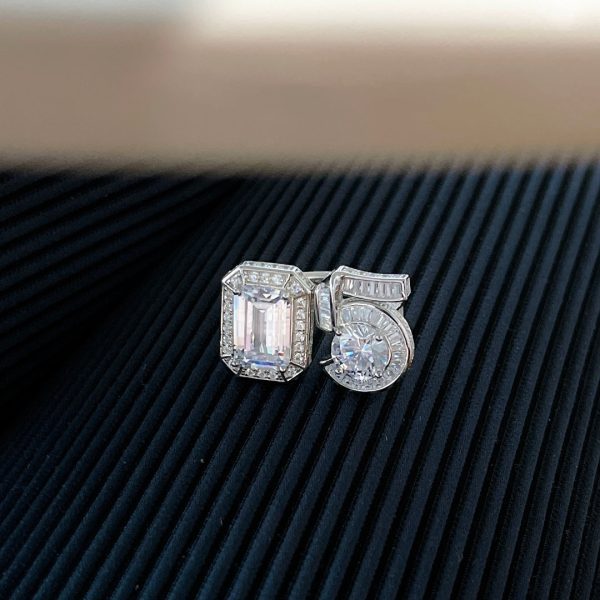 18K CC No.5 Diamonds Ring - 图片 8