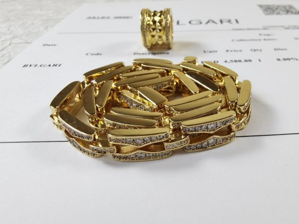 18K B.ZERO1  Diamonds Chain Link Necklace - 图片 19