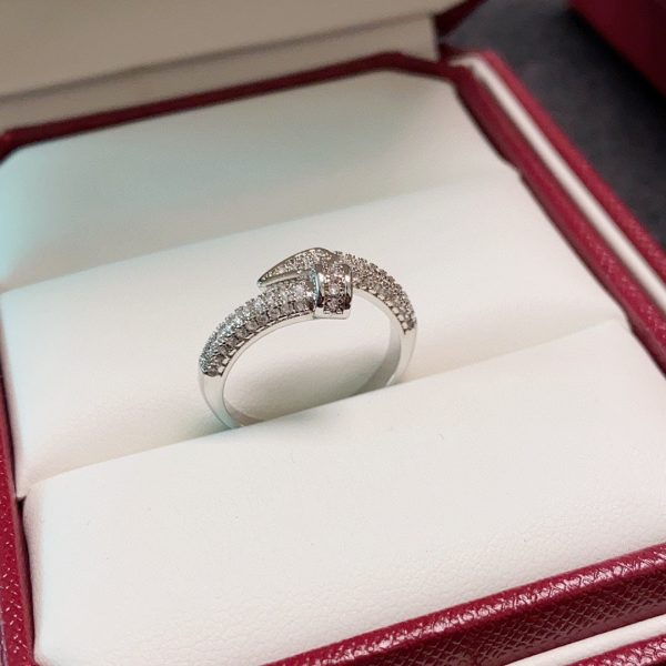 18K Juste Un Clou Diamonds Ring - 图片 8