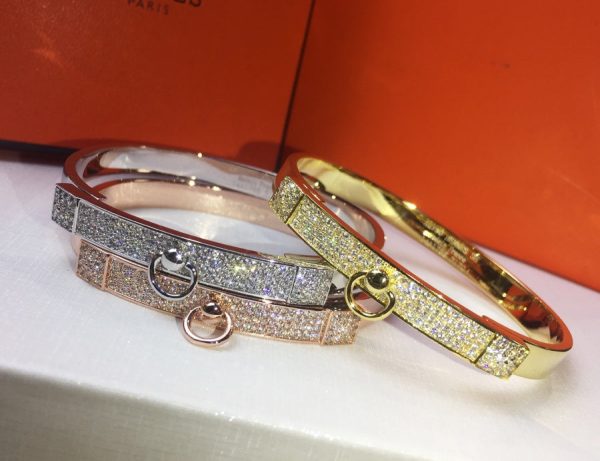 18K Collier De Chien Diamond H Bracelet - 图片 13
