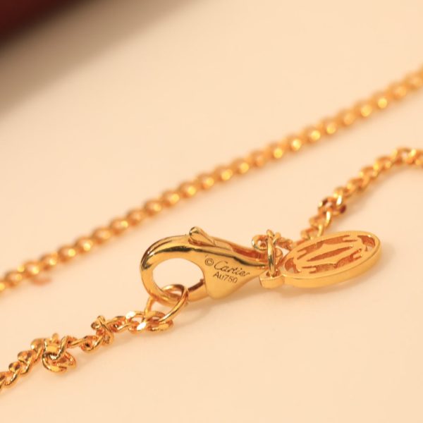 18K Trinity Cushion Necklace - 图片 9