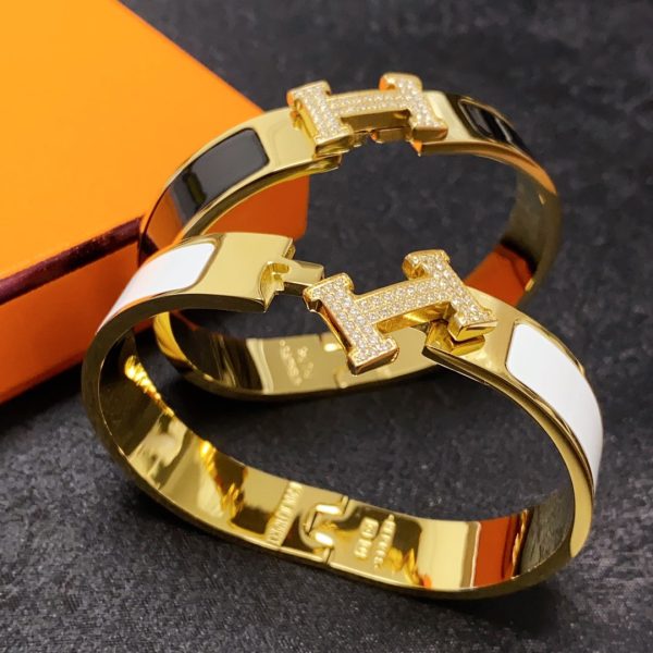 18K Clic H Diamond Bracelet - 图片 14