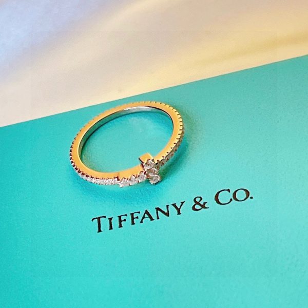 18K T Diamond Wire Ring - 图片 4