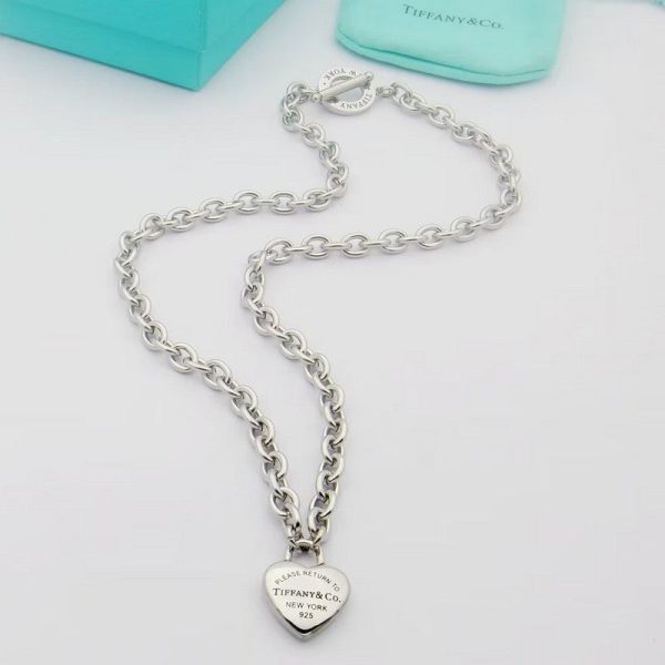 18K Return to Tiffany Full Heart Tag Chain Necklace - 图片 8