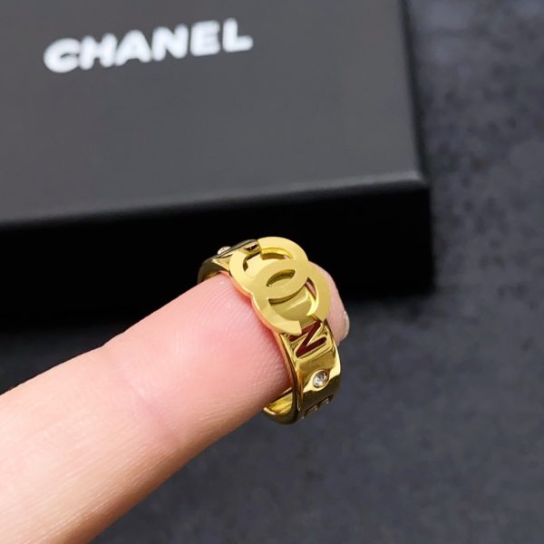 18K CC Yellow Gold Ring - 图片 9