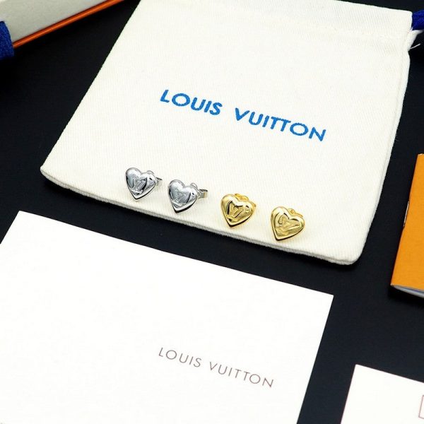 18K Louis Heart Earrings - 图片 12