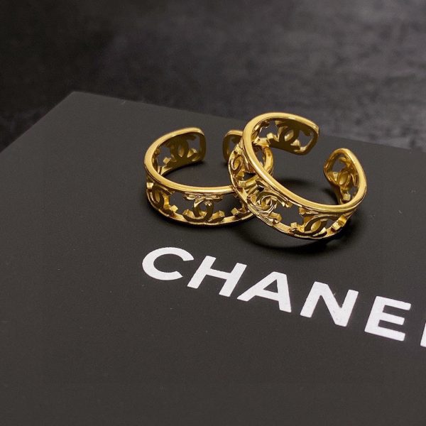 18K CC Vintage Openwork Ring - 图片 8
