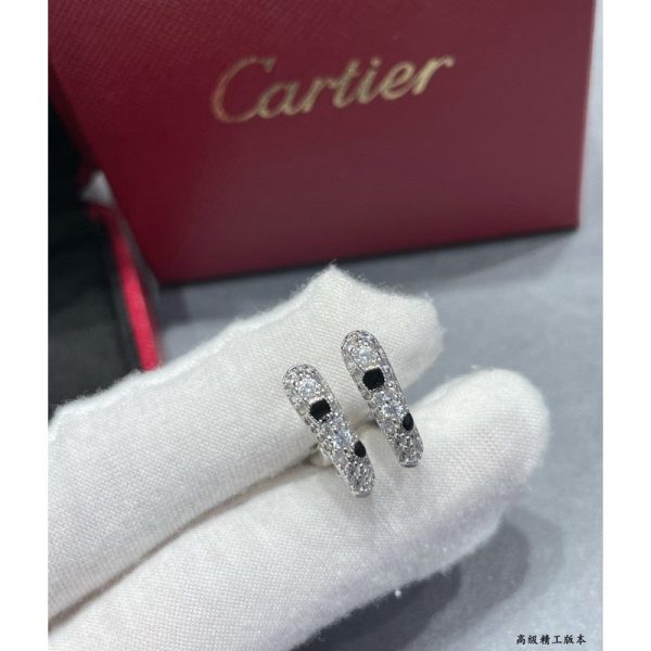 18K Panthère De Earrings - 图片 8