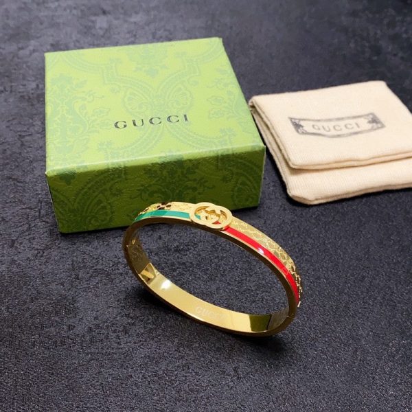 18K Double G Classic Gold Bracelet - Image 9