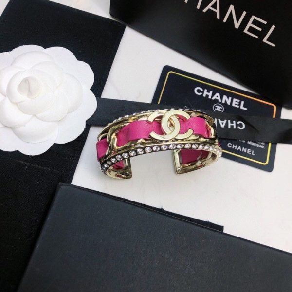 18K CC Red Cuff Bracelet - Image 7