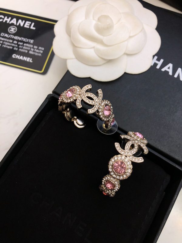 18K CC Flowers Earrings - 图片 4