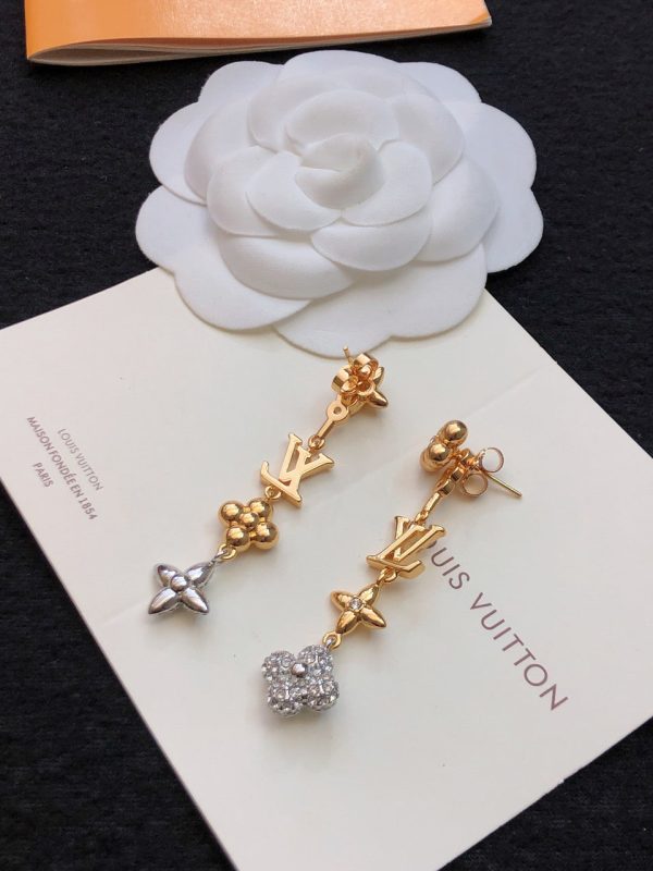 18K Louis Monogram Earrings - 图片 9