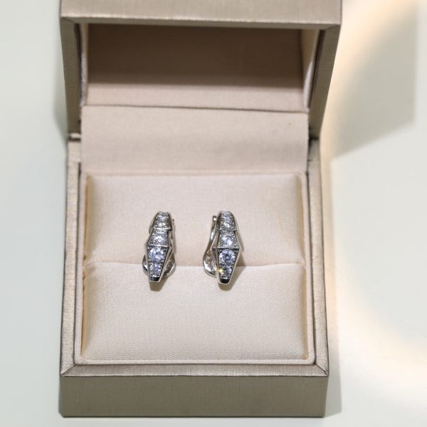 18K BV Serpenti Diamond Earrings - 图片 9
