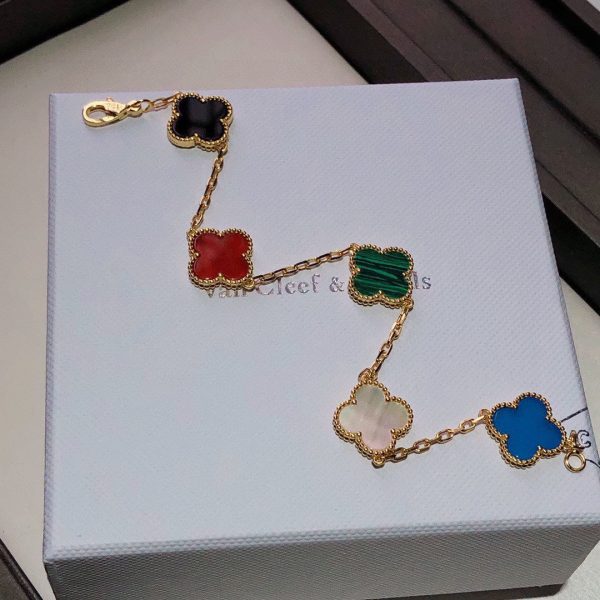 18K Vintage Alhambra Color Bracelet - 图片 9