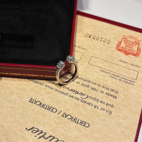 18K Juste Un Clou Diamonds Ring - 图片 9