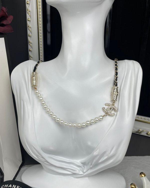 18K CC Crystals Choker Necklace - Image 6