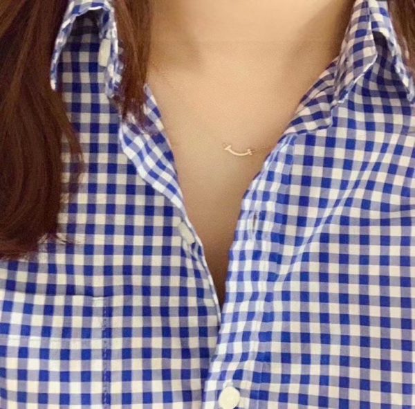 18K T Small Diamond Pendant Necklace - 图片 10