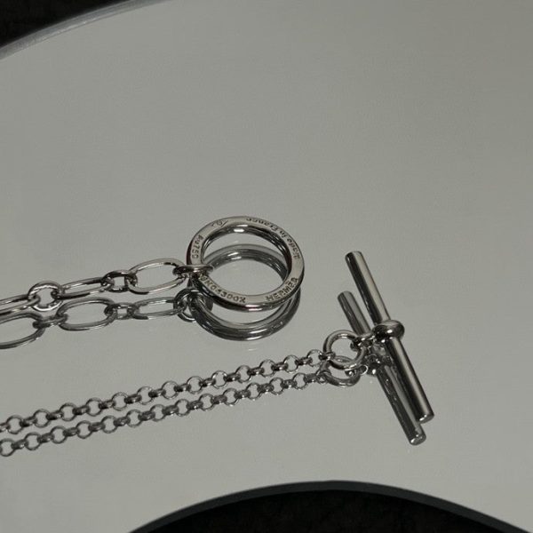 18K Chaine D'ancre Chain H Necklace - 图片 7