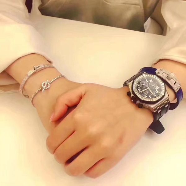 18K Yellow Gold Kelly Diamonds H Bracelet - 图片 19