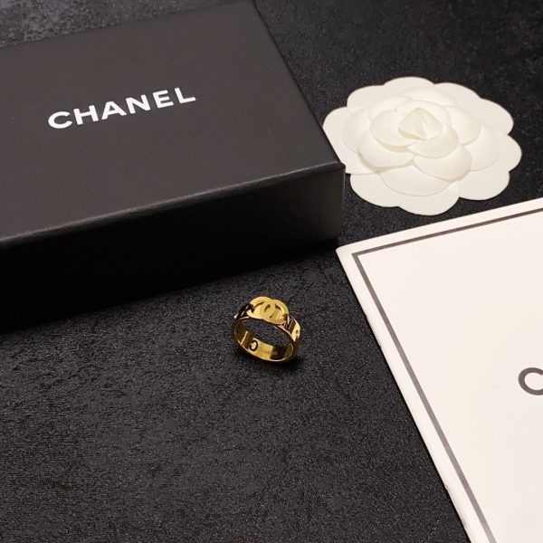 18K CC Yellow Gold Ring - 图片 6