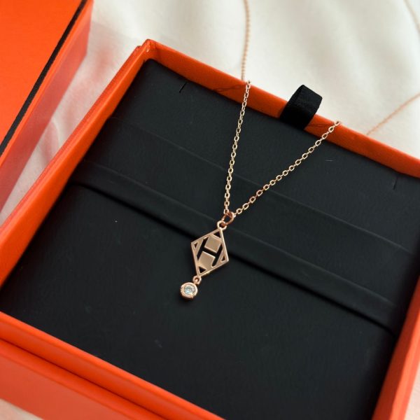 18K Gambade Pendant H Necklace - 图片 6
