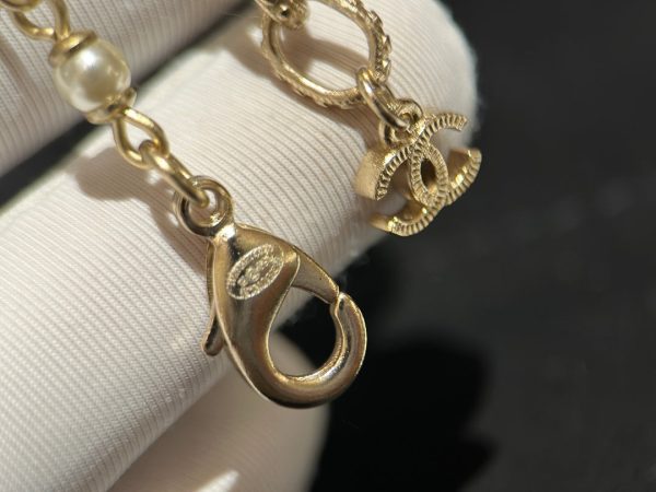18K CC 24S Long Pearls Necklace - 图片 4