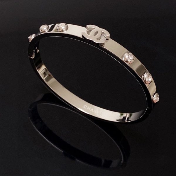 18K CC Vintage Diamond Bracelet - 图片 8