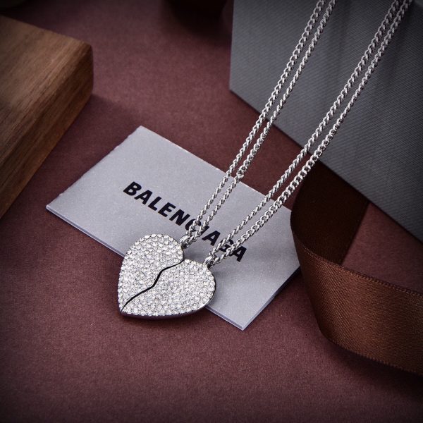 18K BB Lovelock Set Of Two Silver-tone Crystal Necklaces - Image 9