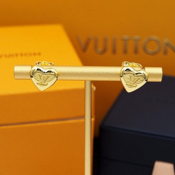 18K Louis Heart Earrings - 图片 13