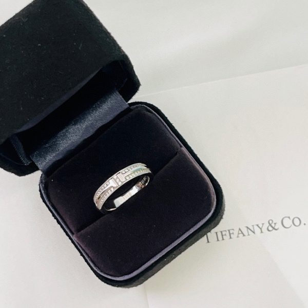 18K T Narrow Pavé Diamond Ring - 图片 10